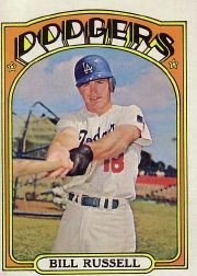 1972 Topps Baseball Cards      736     Bill Russell